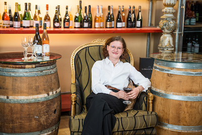 Elsa Riedel im Team Wein-Musketier, dem Weinladen mit Herz und Verstand in Stuttgart Degerloch