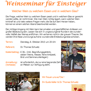 Regelmäßige Weinseminare im Wein-Musketier Guido Keller Stuttgart