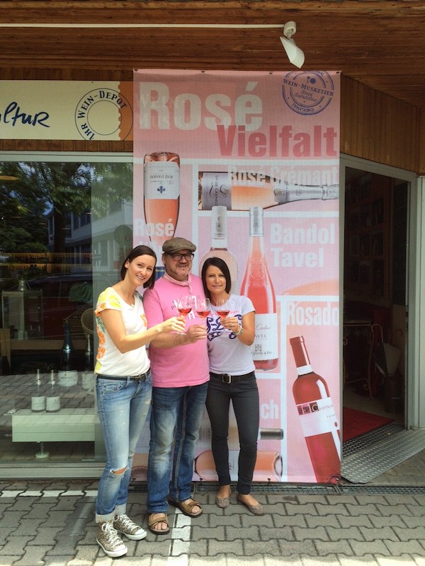 Roséweine in Stuttgart vom Wein-Musketier Guido Keller, Wein & Kultur