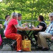 Auf unserer großen Außenterrasse fühlt man sich wohl - Sabrieren in Stuttgart