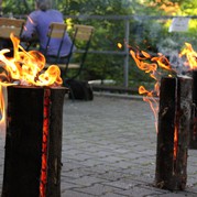 Genießen auch Sie die lauen Sommerabende auf Guidos Außenterrasse - Vermietung Stuttgart