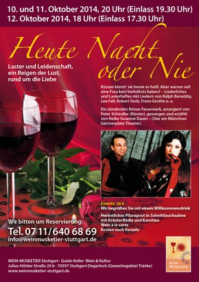 Heute Nacht oder Nie - Peter Schindler und Heike Susanne Daum Heute Nacht oder Nie - Peter Schindler und Heike Susanne Daum