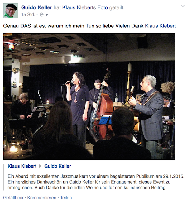 Jazz vom Feinsten im Weinladen in Stuttgart - Round about Italia mit italienischen Weinen