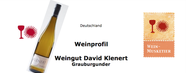 Grauburgunder von David Klenert im Weinkeller in Stuttgart probieren und kaufen