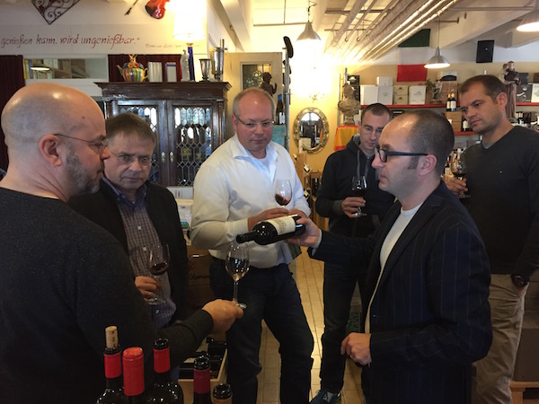 Massimo Basile von der Tenuta Argentiera, Bolgheri, im Samstagsgespräch bei uns in Stuttgart