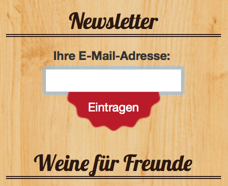 Abonnieren Sie den Newsletter für Weine & Champagner, Events und Partylocation in Stuttgart zum Mieten
