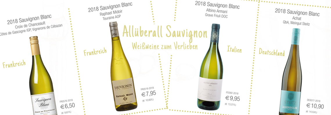 Weinproben von Sauvignon Blanc Weinen im Wein-Musketier Stuttgart
