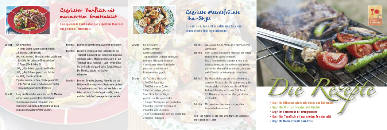 Leckere Grillrezepte zum Wein