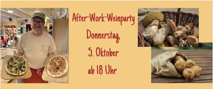 Flammkuchen in Stuttgart bei unserer Afterwork-Party mit Wein & Champagner in Stuttgart